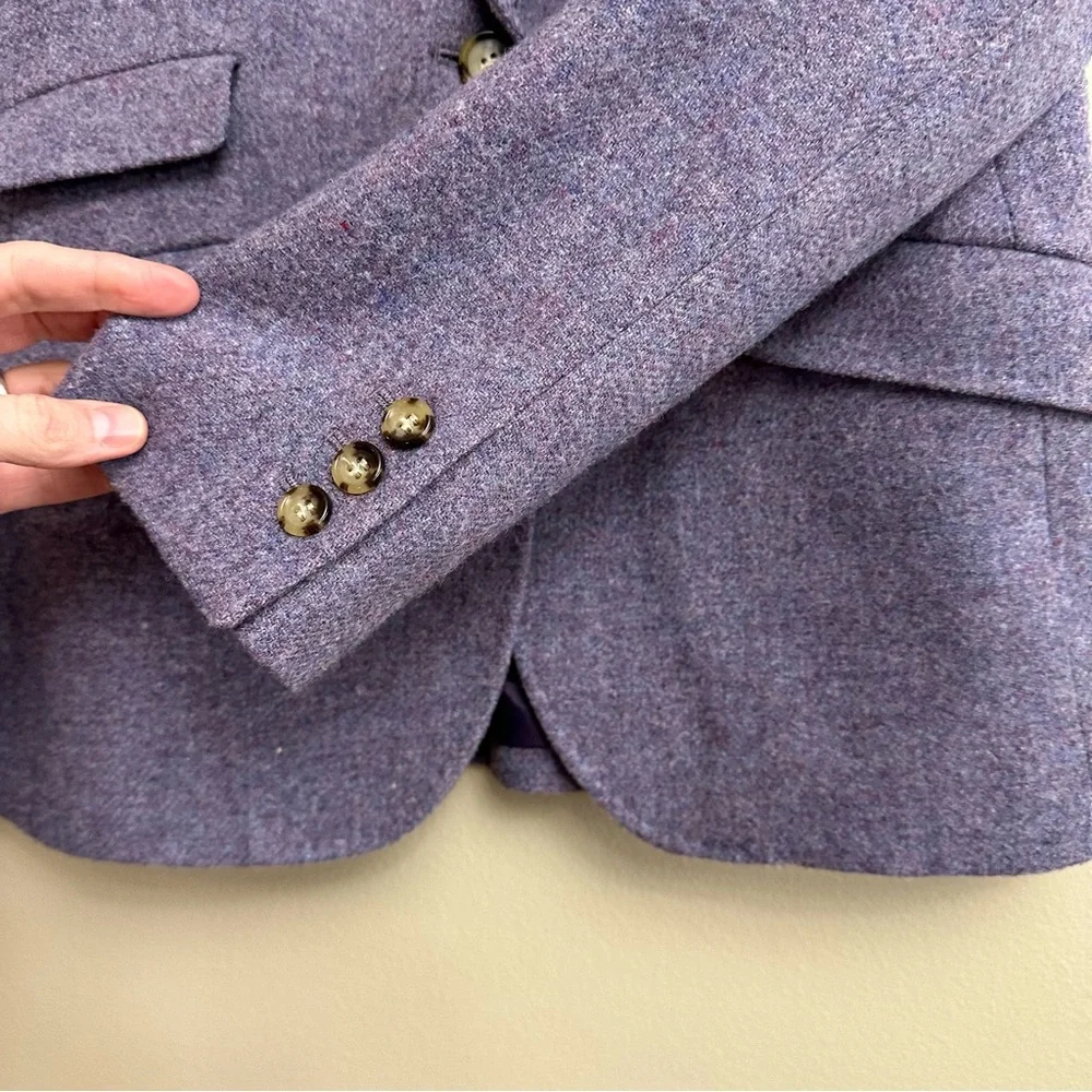 Talbots Wool Blend Blazer in Lavender Purple